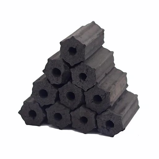 100% natural hardwood hexagonal sawdust briquette charcoal bbq charcoal