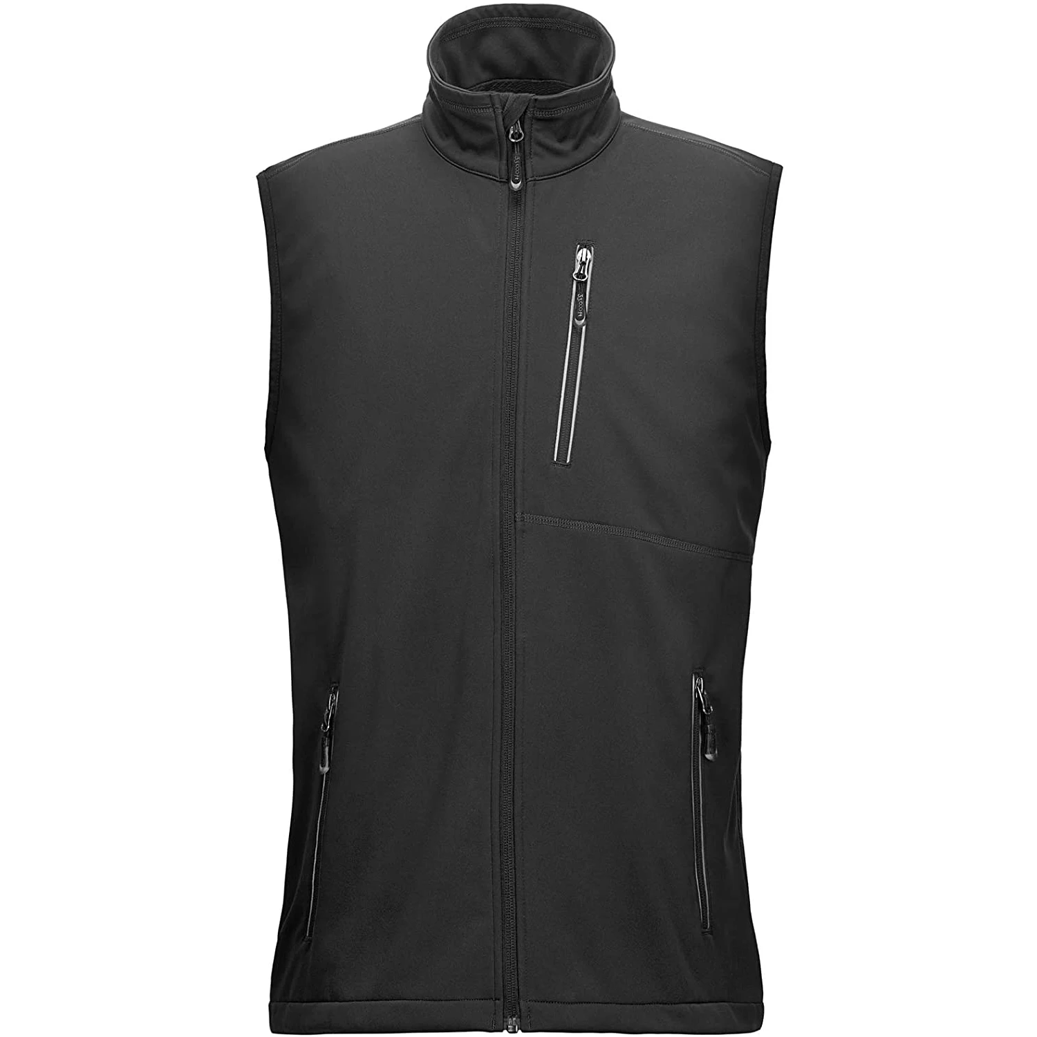 Жилет куртка без рукавов приталенный зимний тянущийся мужской жилет жилет-пуховик