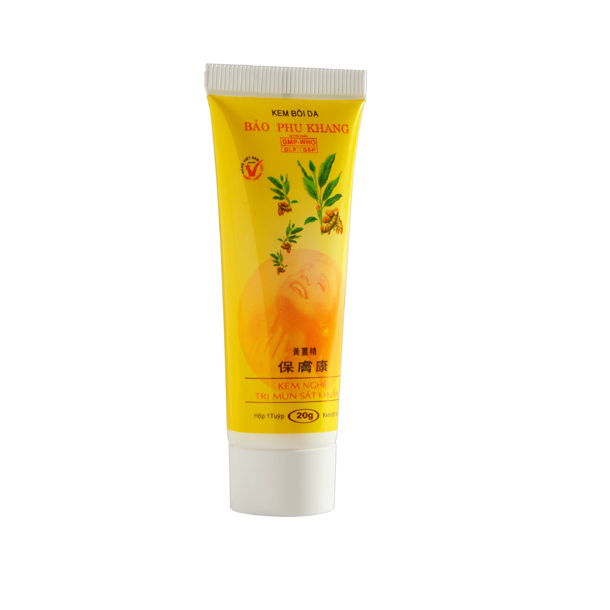 Quickly Effectively Minimize Scars Herbal Ingredient Soft And Smooth Bao Phu Khang Turmeric Cream From Vietnam