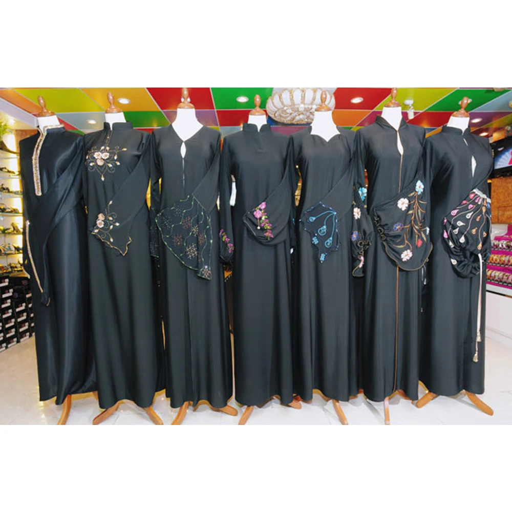 Online Sale Summer Casual Spring 2024 Islamic Modest Top For Ladies Arabic Plus Size Long Muslim Dresses For Women