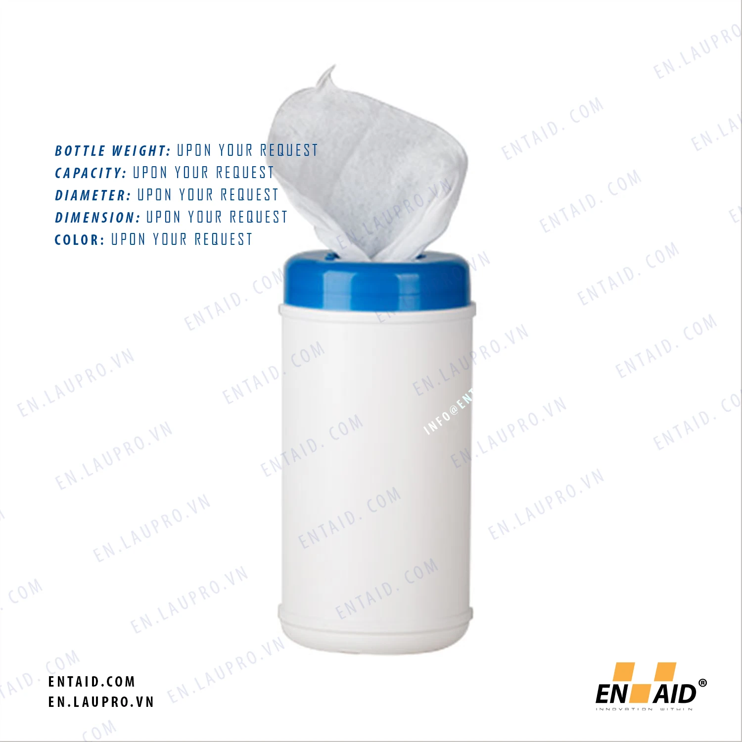  Сухие (без химикатов) Нетканые рулоны в бочках и ведрах; Клиенты наполняют химические вещества. салфетки