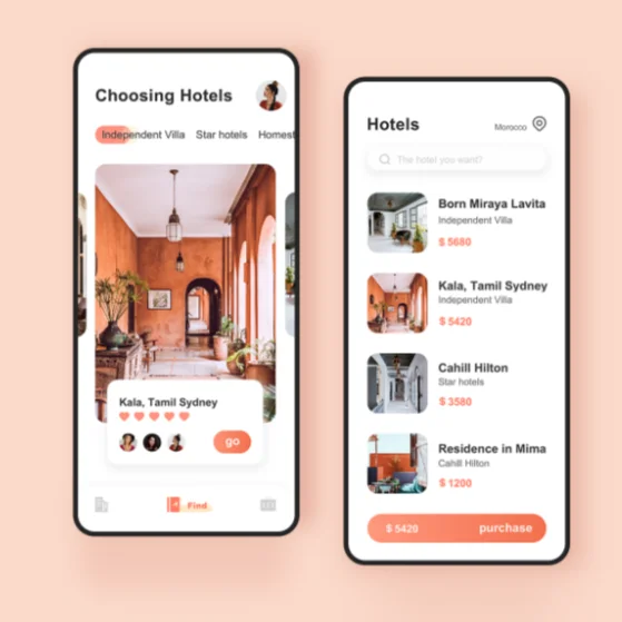 Лучший онлайн дизайн приложения для бронирования гостиниц | Приложение для бронирования гостиниц на базе Android