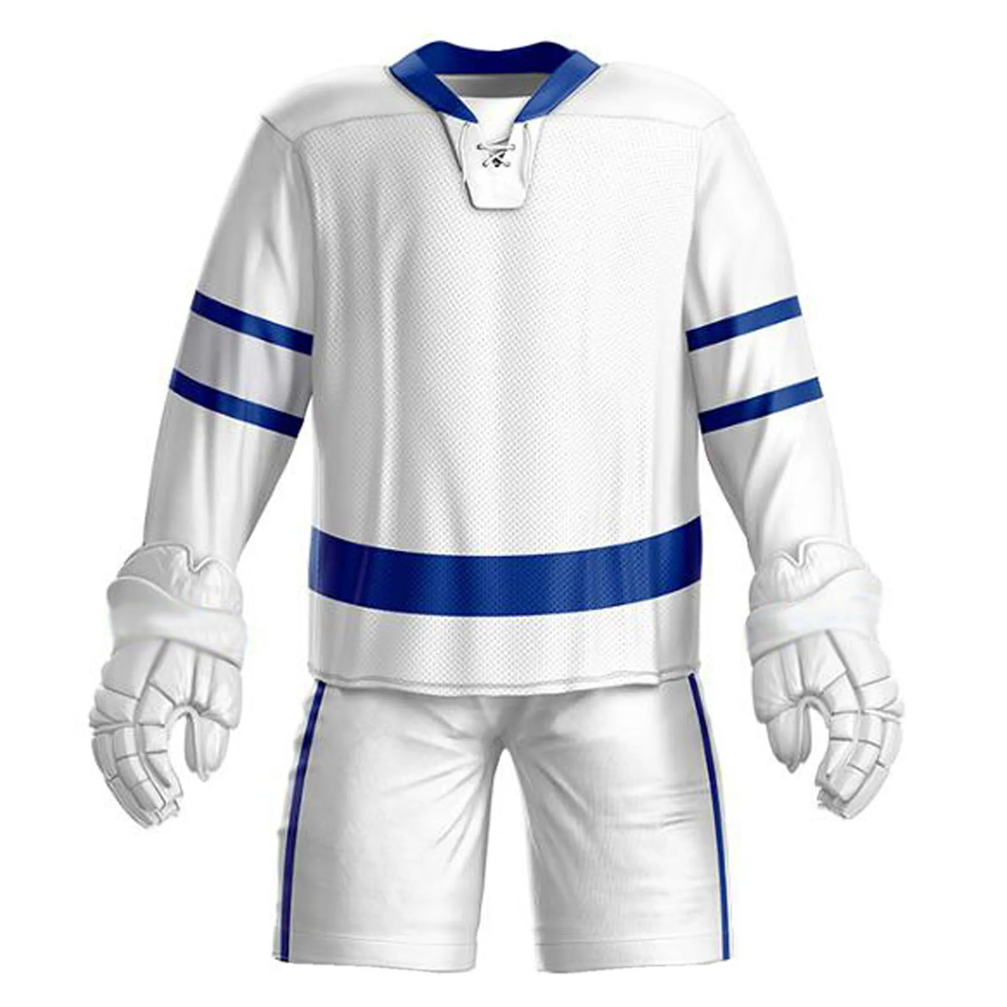 Униформа для хоккея с шайбой Высококачественная униформа двусторонняя колледжа