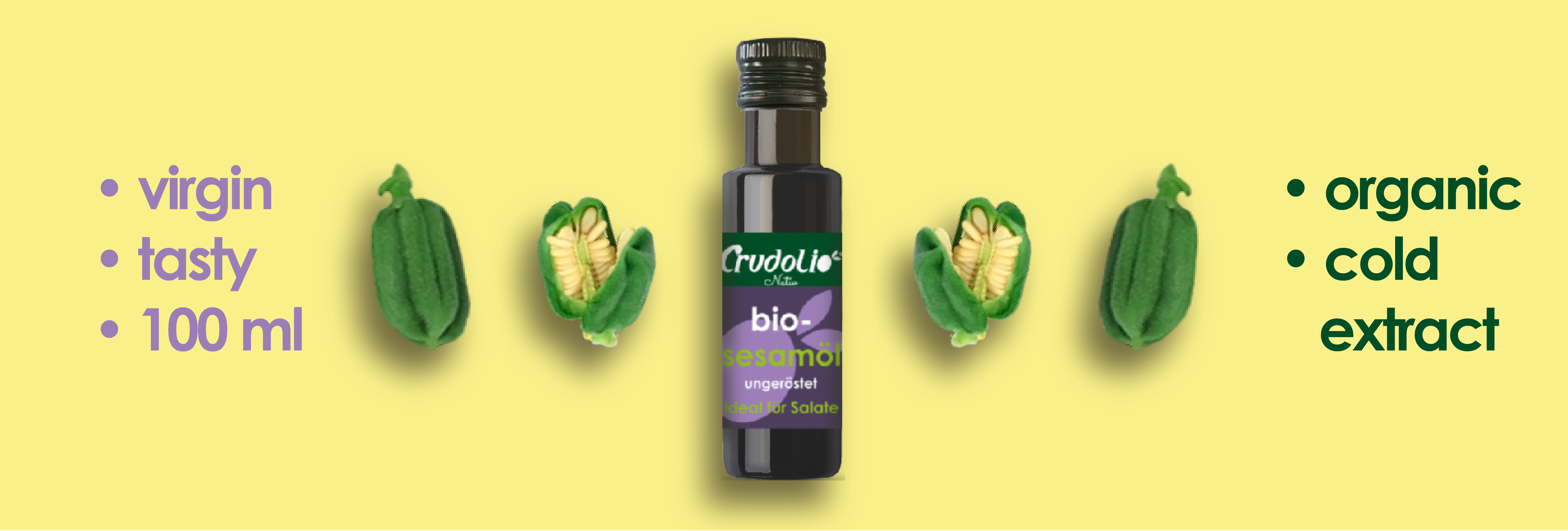 Органическое натуральное масло семян кунжута 100 мл | Веган Ok | 100% натуральное | Продукт премиум-класса | Сертифицировано | Сделано в Италии