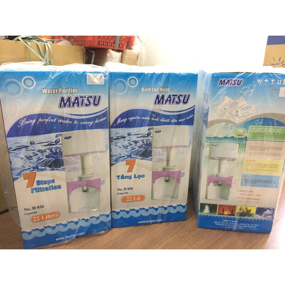 High quality Duy Tan Matsu Water Filter / Water Purifier 25 litters Made in Viet Nam