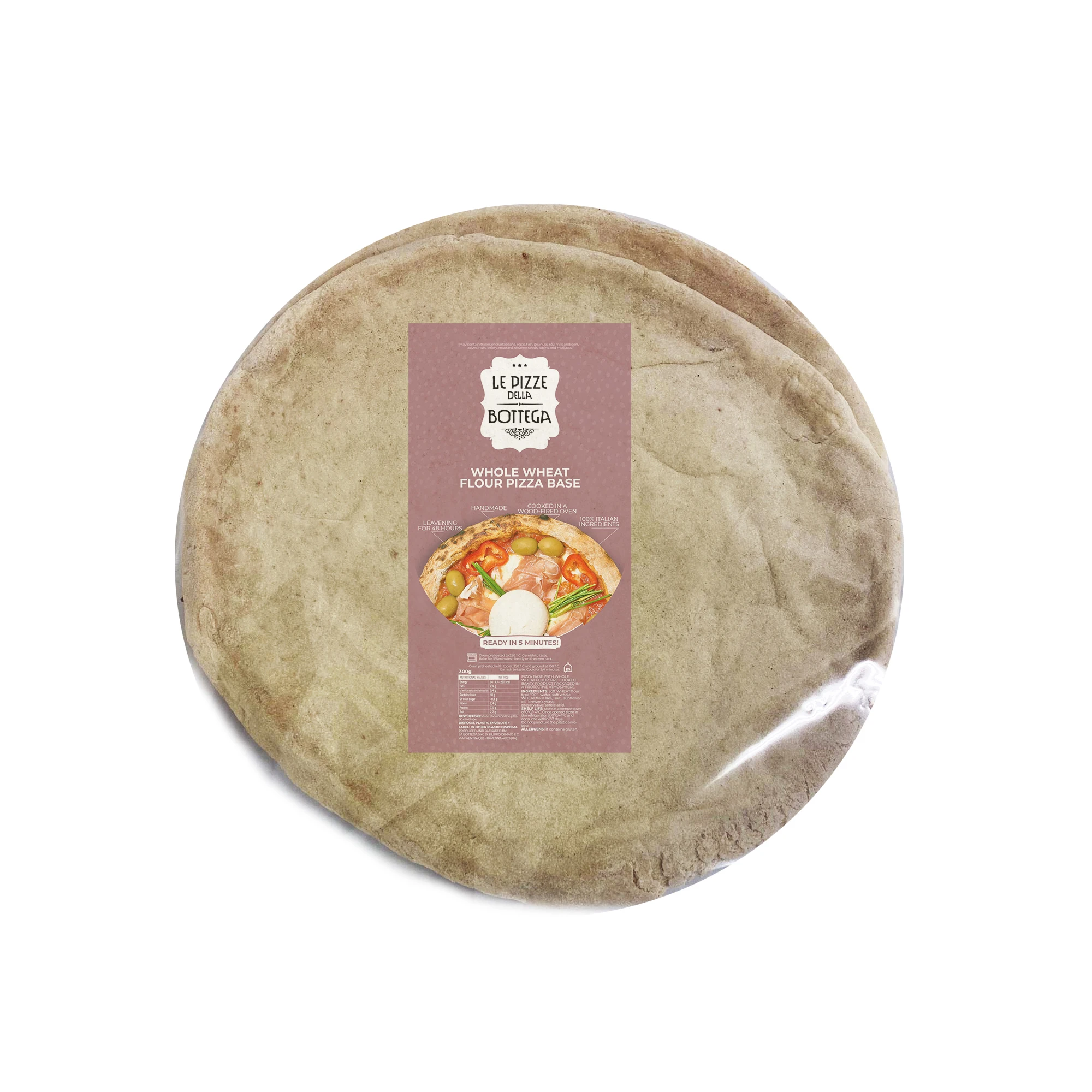 High Quality precooked whole wheat flour pizza base ready to ship