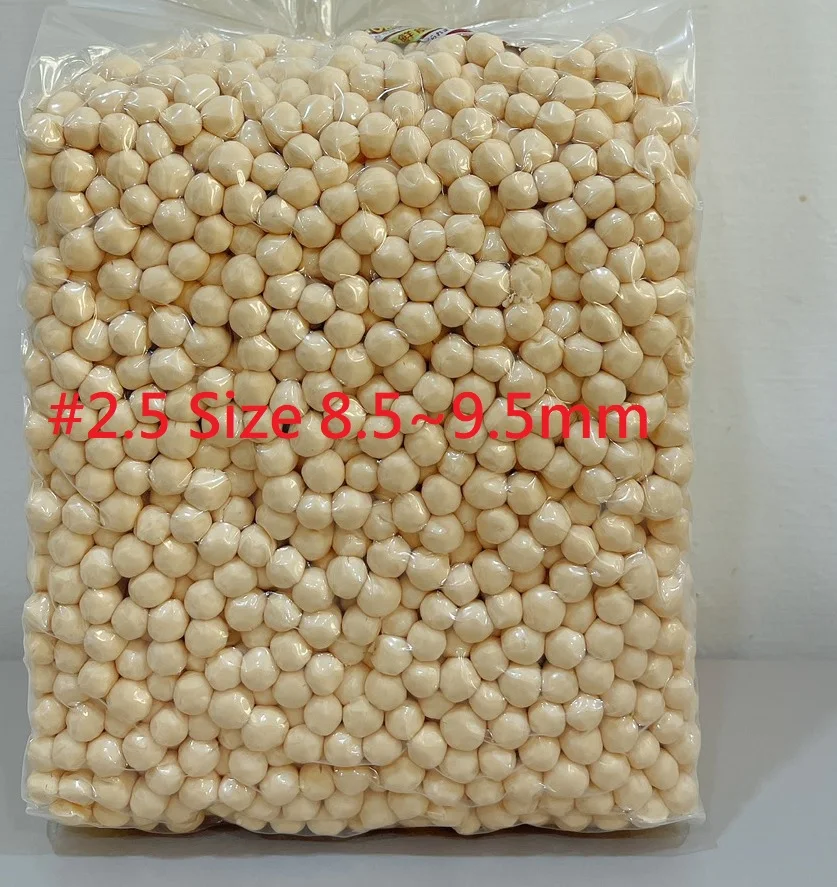
High Content Golden Tapioca pearls ball powder Taiwan Bubble Tea size 8.5 mm~9.5 mm 