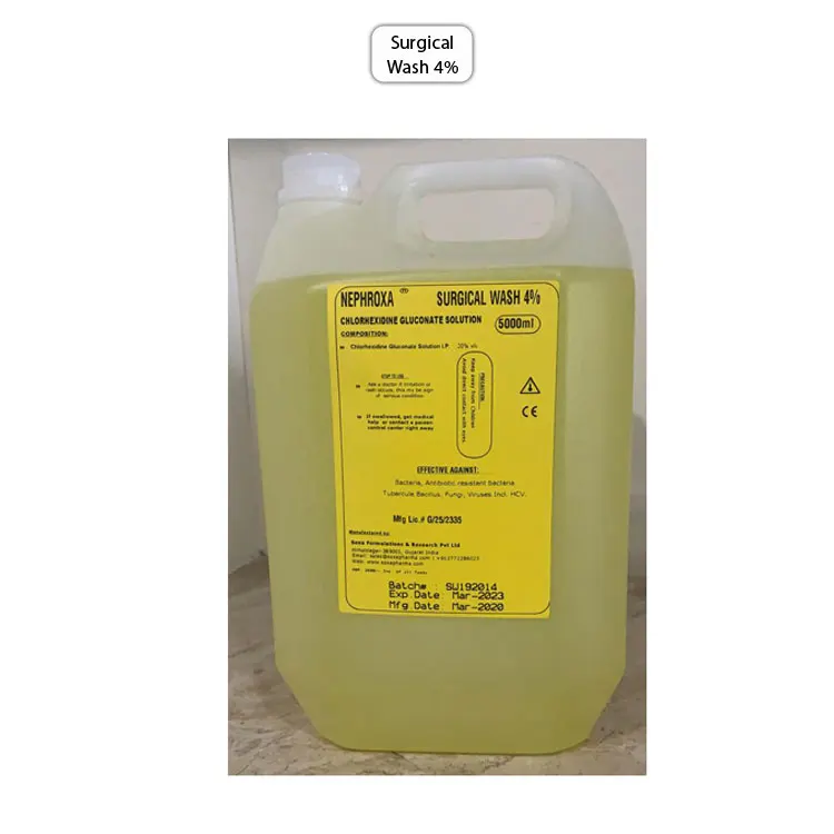 ISO Certified Antibacterial Surgical Hand Wash Liquid from Trusted Exporter