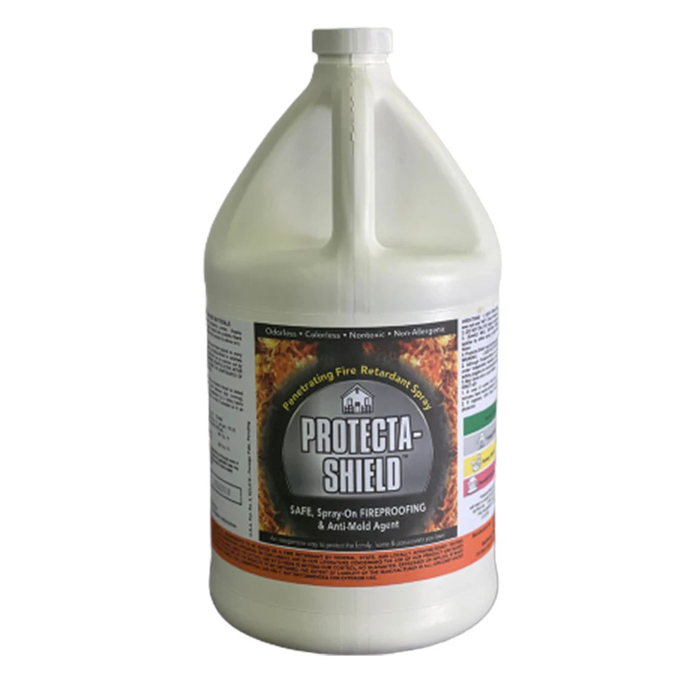 Protecta-Shield Non Allergenic Penetrating Fire Retardant Spray Ordoless Colorless Nontoxic