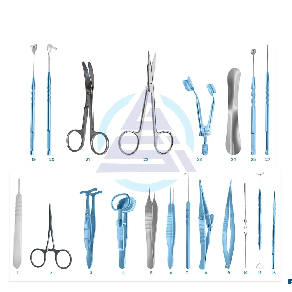 Oculoplastic комплект офтальмическая хирургические инструменты дешевой цене по оптовым ценам от