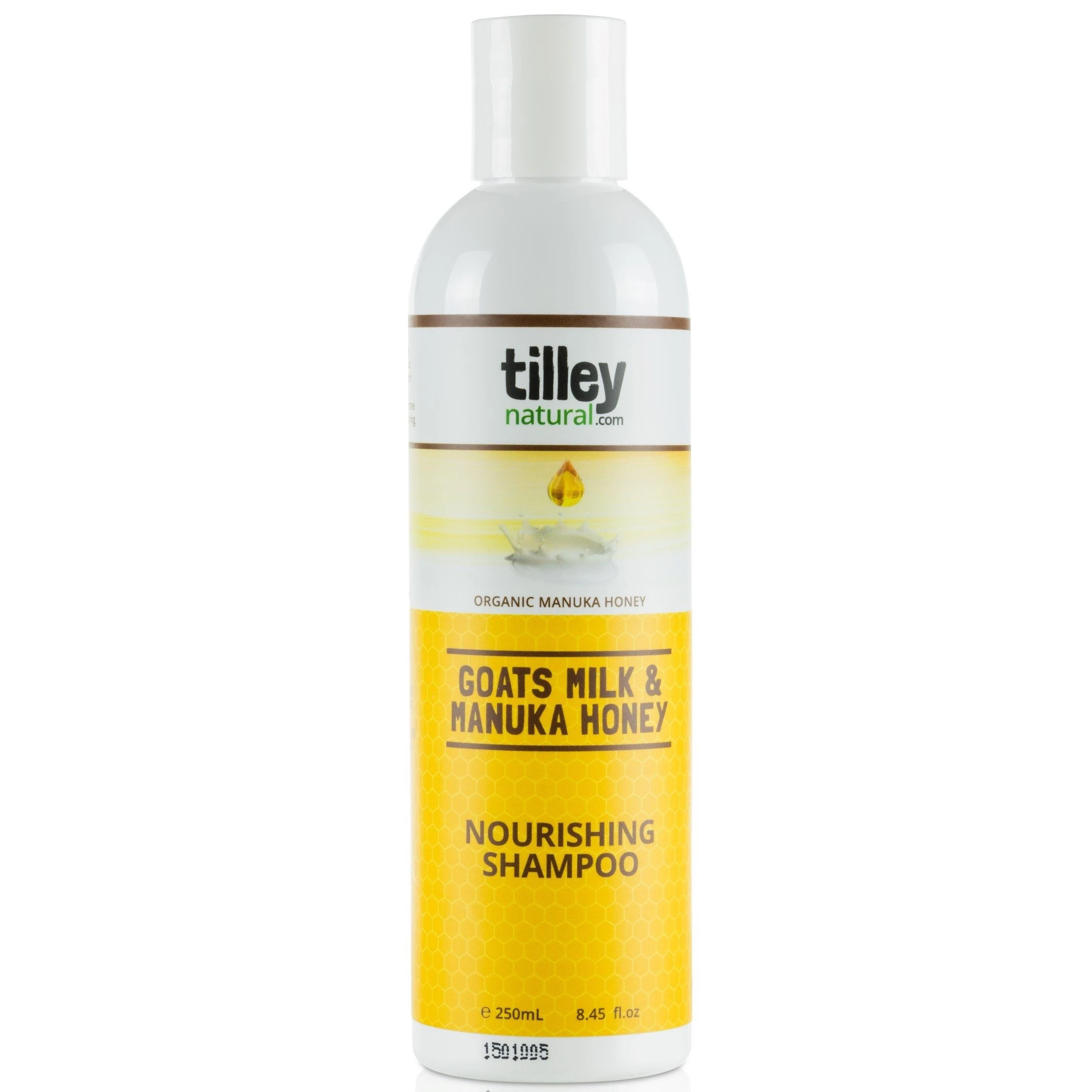 
TILLEY Natural - Nourishing Shampoo 250mL - Goats Milk & Manuka Honey Range 