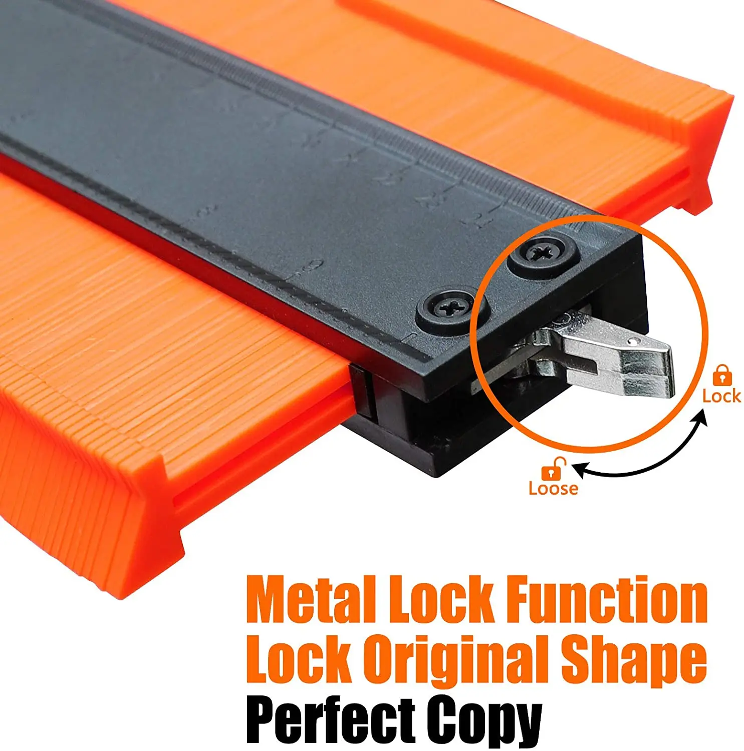 10 дюймов контур профиль датчика многофункциональный инструмент пластиковая мерная Дубликатор duplo и край формовой резец с алюминиевым замок