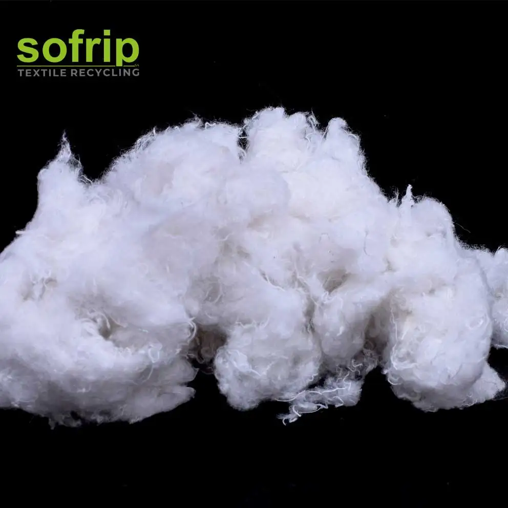 White cotton raw  Acrylic 3D  Filling Pillow 100% cotton comber noil/bleached  natural cotton fiber white