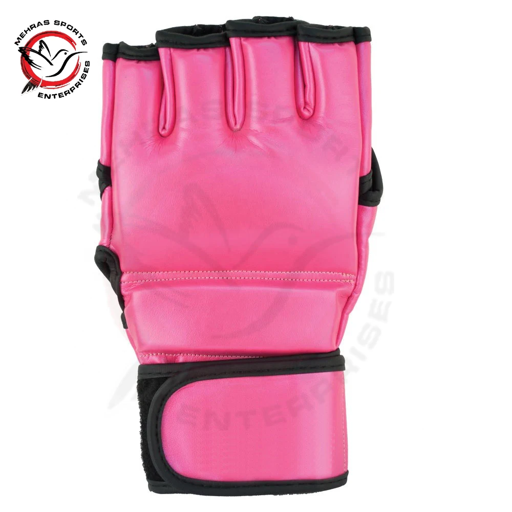 Custom logo Muay Thai Punching Boxing Mma Gloves Half Finger Mma Gloves