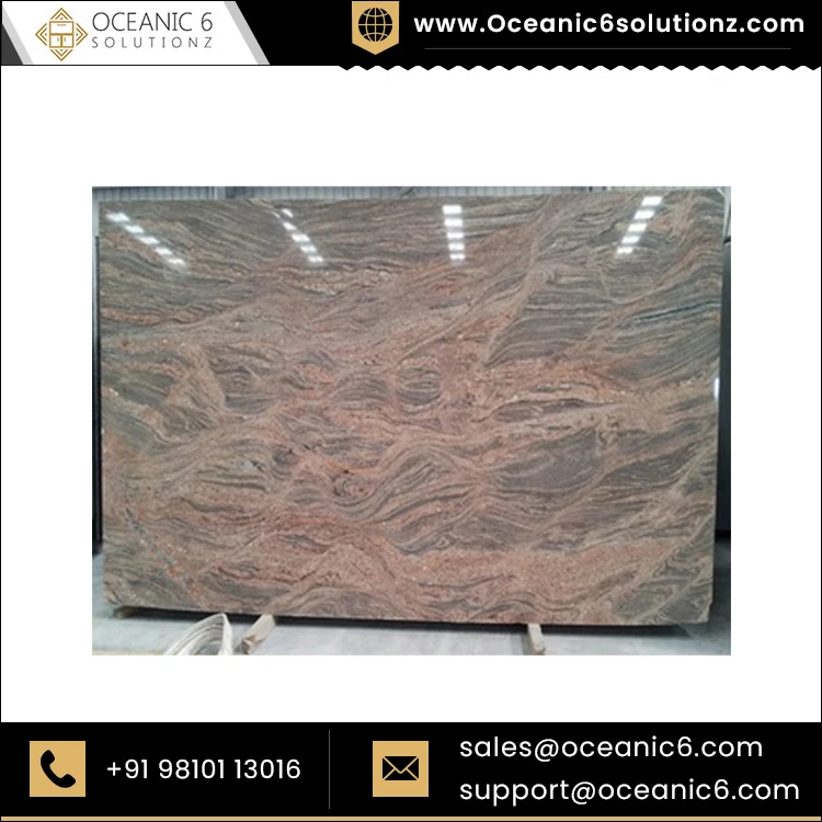 Latest Indian Juprana Granite Countertops Customized Thickness Slabs Natural Stone for Indian Granite Buyers at Wholesale Price