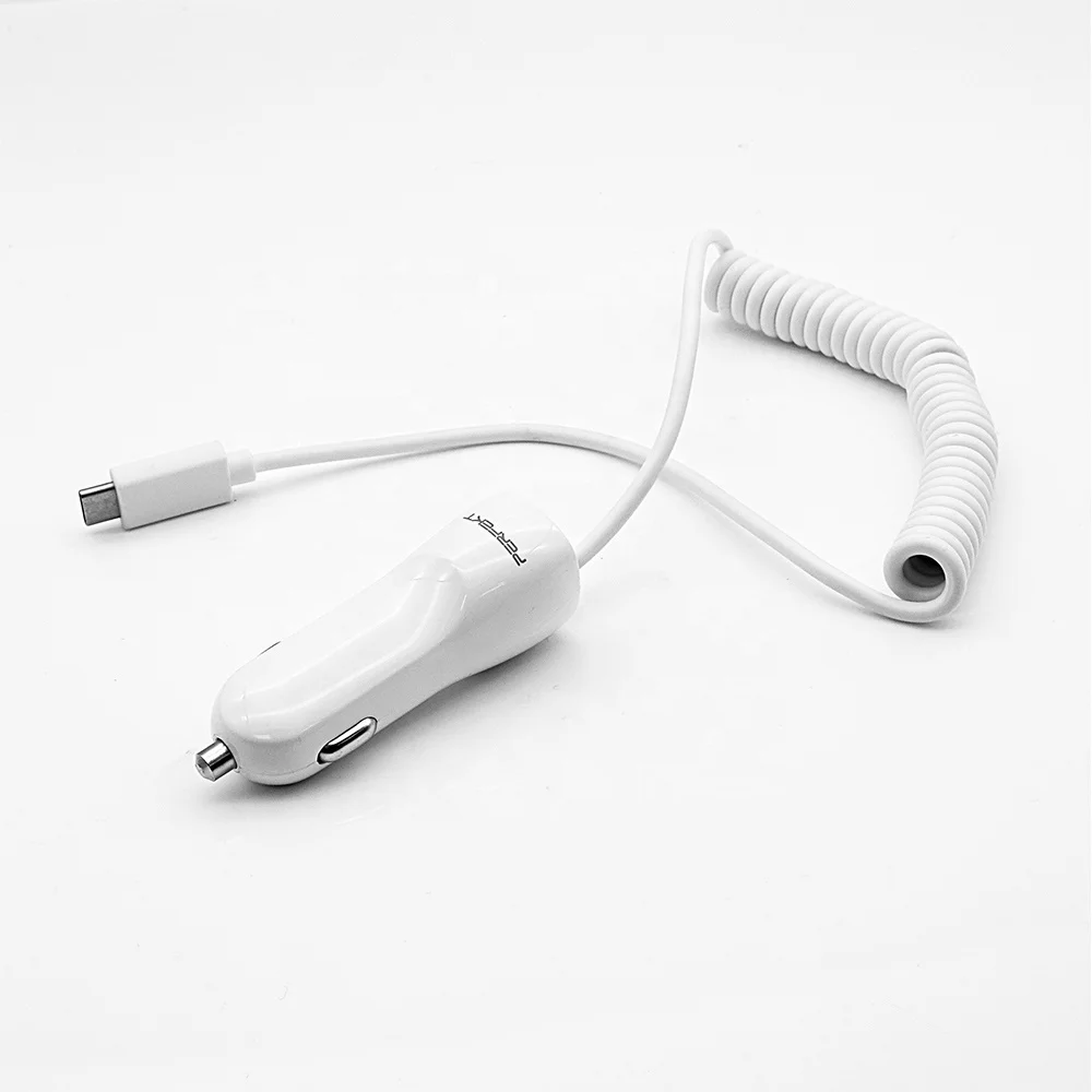 3.4A USB Car Charger with 1.5m