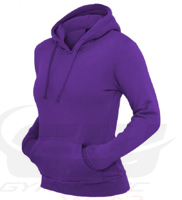 New LATEST Style Custom Gym Hoodie Plain Zipper 100% Cotton Fleece Hoodies for Women