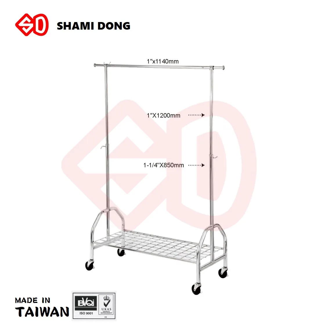 DR-112200 TAIWAN STRONG HEAVY DUTY CLOTH DISPLAY RACK