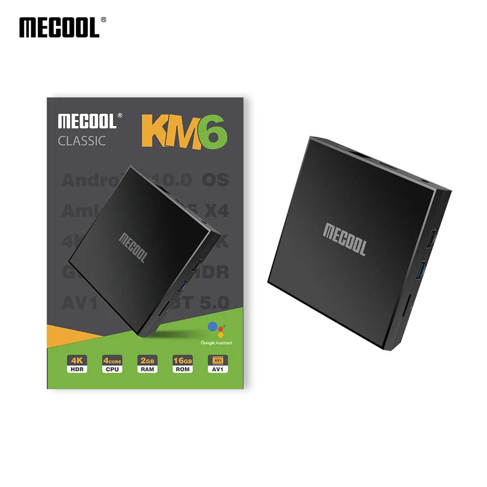  2021 New MECOOL KM6 Deluxe Wholesale S905x4 Amlogic 905X4 4K AV1 YouTube Firmware Android TV Box Set