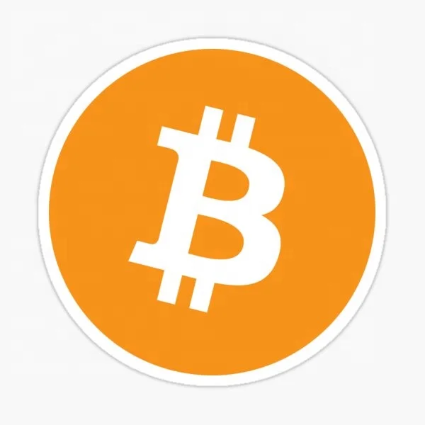  Виниловая наклейка Dogecoin Биткоин BTC с логотипом криптовалюты комплект водостойких съемных