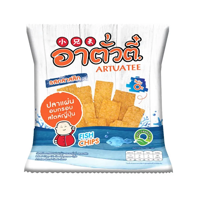 Artuatee Original Taste 30 gram healthy fish chips best seller of Thailand