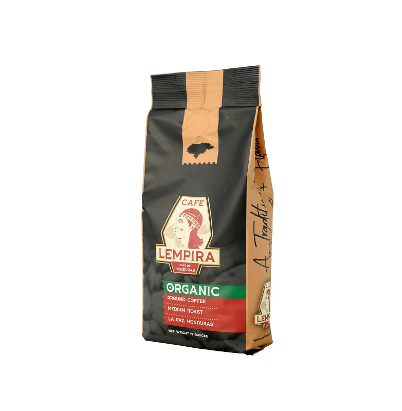 Great rated Organic Quality Ready To Ship 12 Oz Cafe Lempira  Medium Roast Coffee With Smooth Taste
