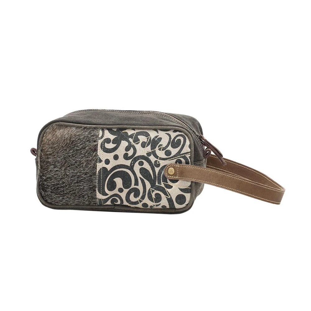 Сумка для туалетных принадлежностей мужчин и женщин персонализированная сумка бритья из кожи Крейзи Хорс