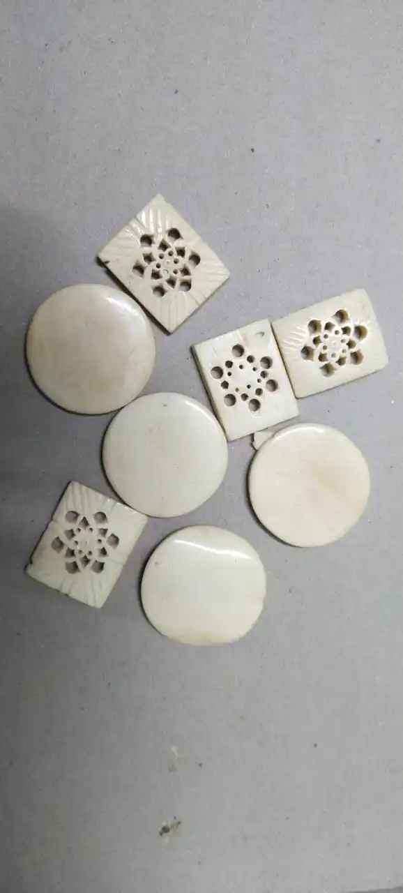 Different Shapes Mix Carved Bone Beads for Jewelry Making at Affordable Prices