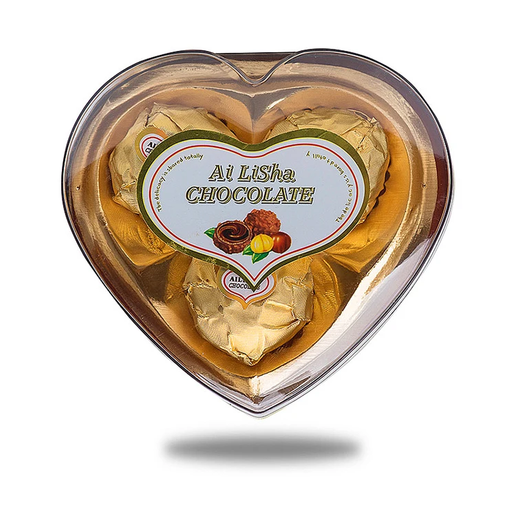 День Святого Валентина 3 шт 24g в форме сердца молока милые рецептурный шоколад конфеты с подарочной коробкой
