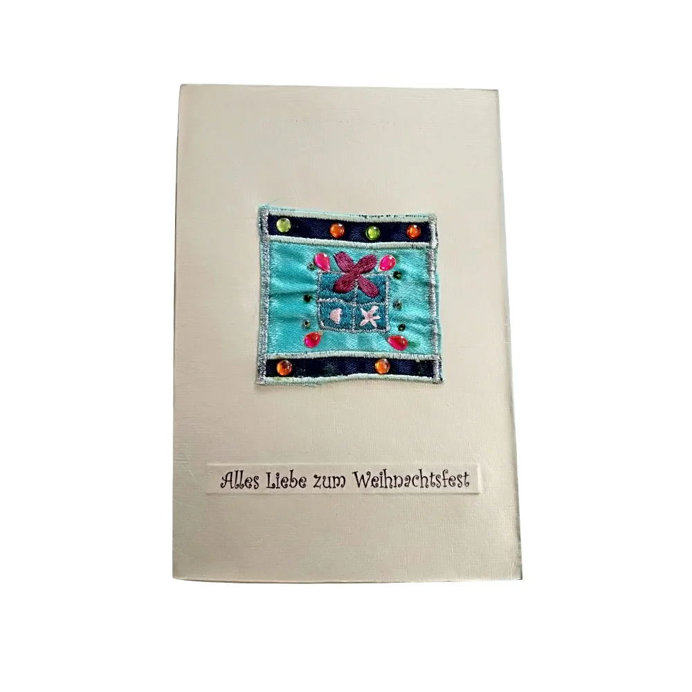 Handmade Paper Greeting Card Design for All Occasion with Kraft Paper Customize Design Printed Genuine Paper Card