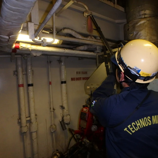 Фиксированная местная проверка огнетушителя для кораблей