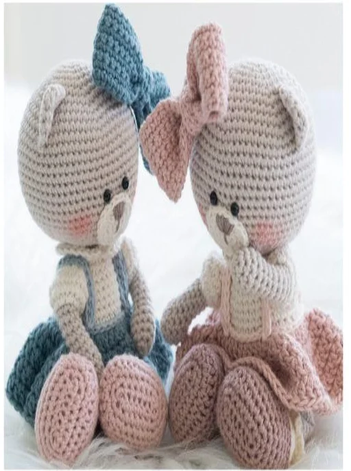 High quality Teddy bear Handicraft Amigurumi Vietnam Crochet toy for kids