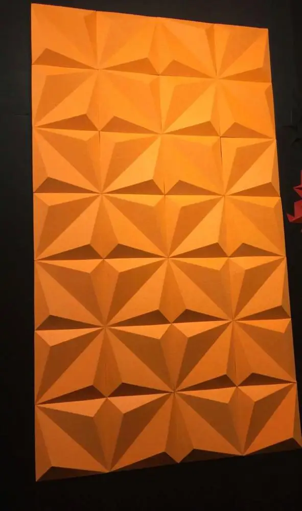  Спокойная панельная акустическая система 3D - модели акустических панелей из полиэстера звукоизоляционные ПЭТ шумостойкие