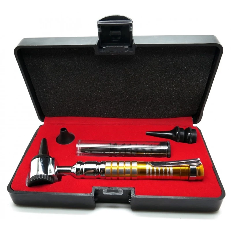  Отоскоп желтый набор инструментов для обследования диагностики ушей хирургические инструменты