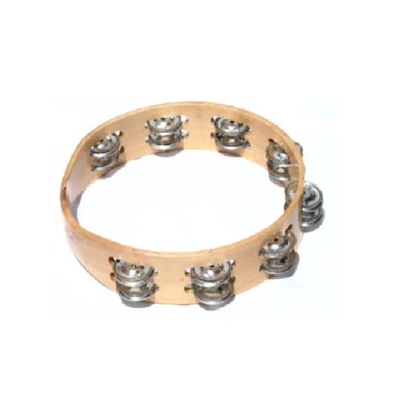 Customized Wood Tambourine With Low Price round Tambourine Drum for Church and Party for Percussion Instrument