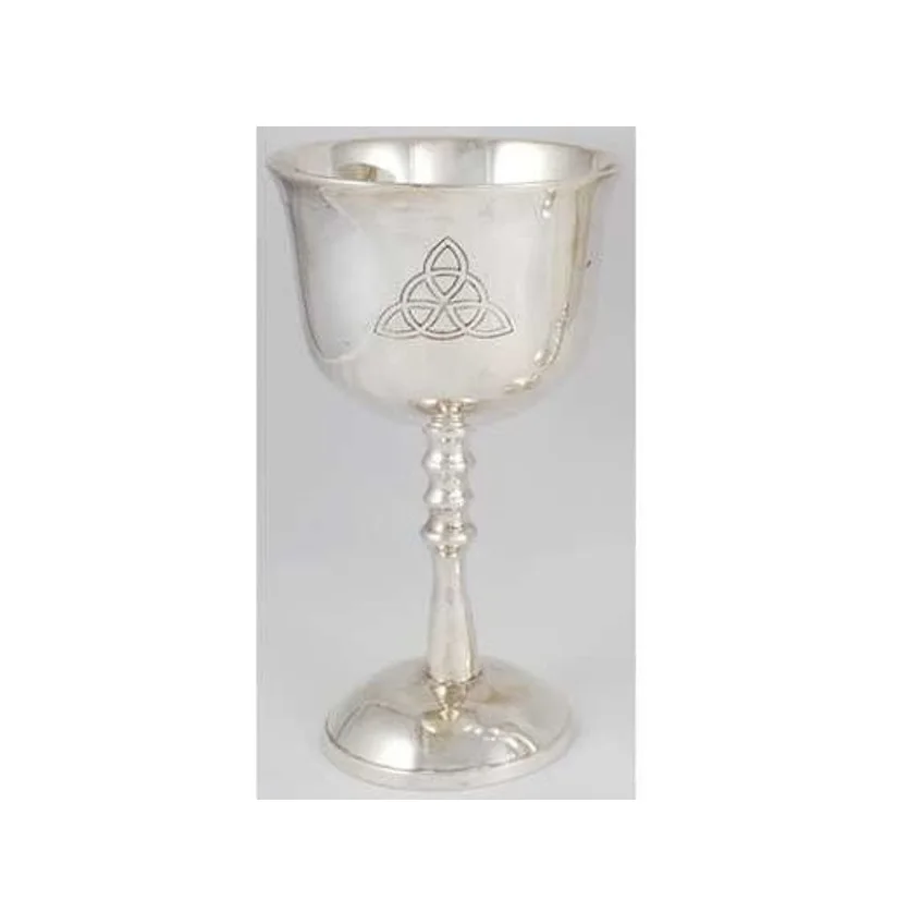 Стильный металлический латунный бокал для ресторана столового стола украшение из латуни дизайн винограда вина набор 2 шт.