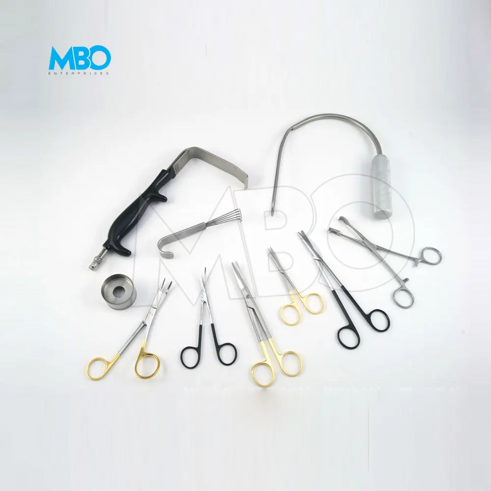 
New Plastic Surgery Basic Set kit of 37 pcs General Plastic Surgery Instrument 