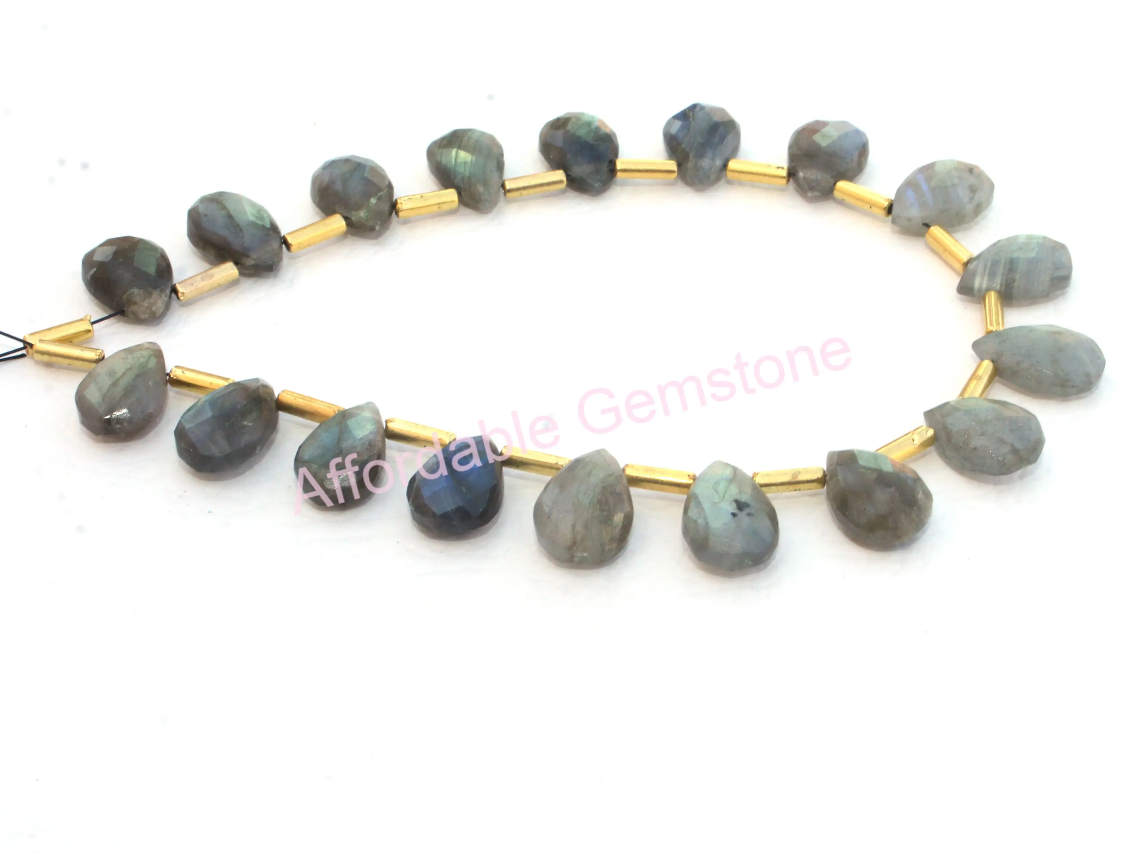 Натуральный лабрадорит грушевидный камень хорошее качество ювелирные изделия ручной работы драгоценные камни ограненные бусины полированные