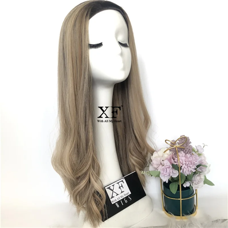 
Wholesale Stunning ASH Blonde 100% European Virgin Hair Band Fall Kosher Wigs For Summer 