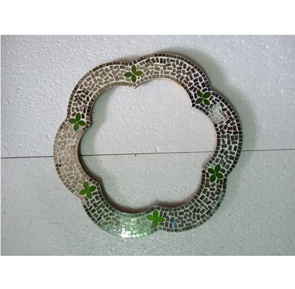 Классическая мозаичная круглая антикварная фоторамка