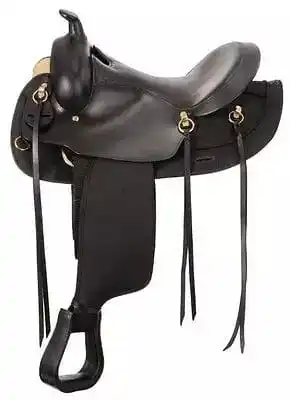 High Quality QASWA Sports English Style Leather Made Horse Riding Saddles