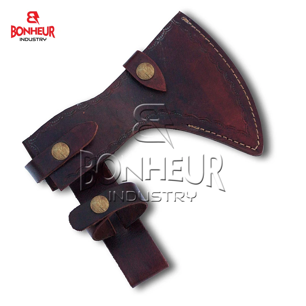 Top Quality Handmade Axe Wood Cutting Axe Tomahawk Axe With Leather Sheath