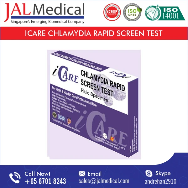 Malaysia Manufacturer CE Marked iCARE Chlamydia Test Kit for Home Use
