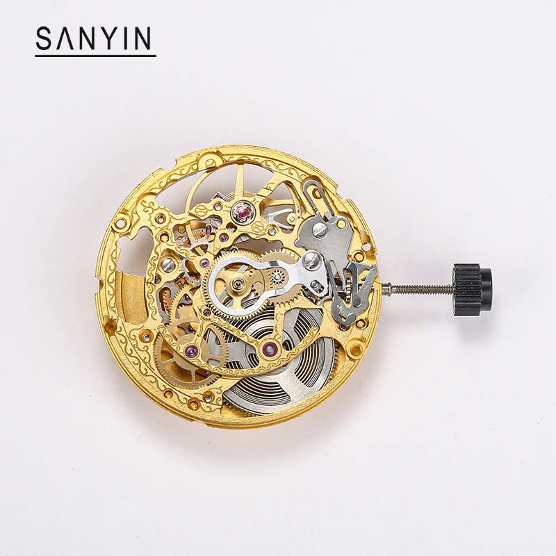 High End Custom OEM ETA2824 Watch Modified Mechanical  Accessories Skeleton Watch Parts Power Reserve Movement