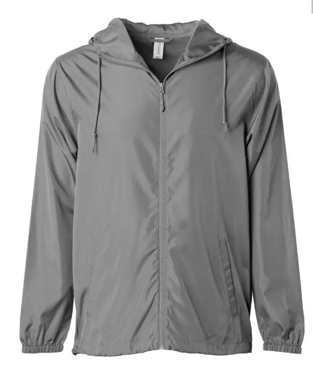 
Light and portable Windbreaker Jacket weather ready hooded windbreaker. 