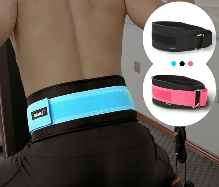 Neoprene Weightlifting Gym Belts / Nylon Weightlifting Belt Best Quality