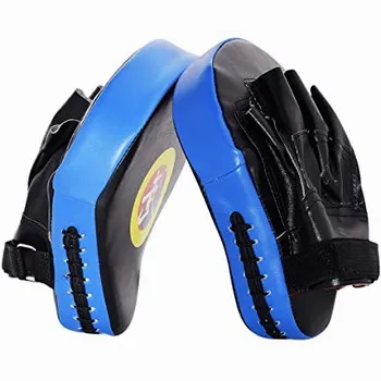 Black Red Boxing Gloves Pads for Muay Thai Kick Boxing MMA Training PU foam target Pad