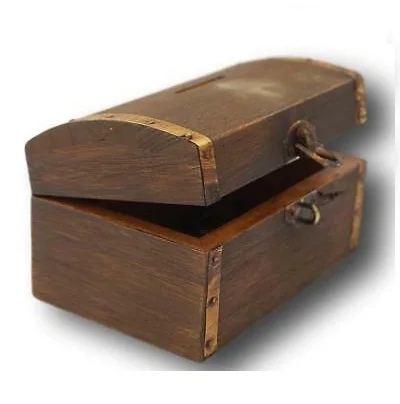 FABRIC WOODEN LOCKER SAFE STORAGE TRUNK BOX  BEST QUALITY GIVEAWAYSS BINS