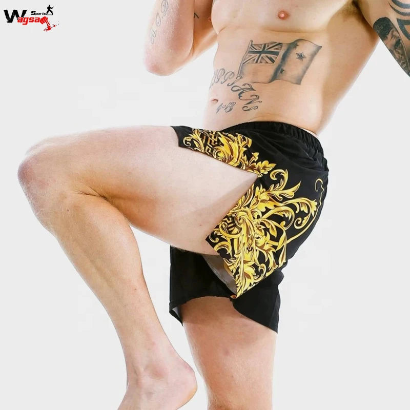 Дышащие шорты для боевых действий фитнеса MMA кикбоксинга в стиле муай-тай одежда бокса