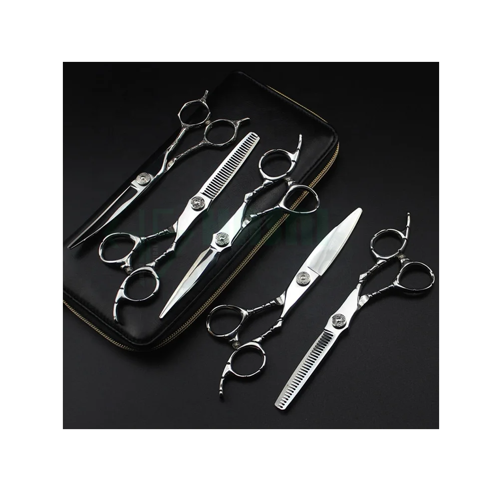 Отличное качество новые профессиональные японские ножницы из кожи аллигатора 440C 6 дюймов лучшее